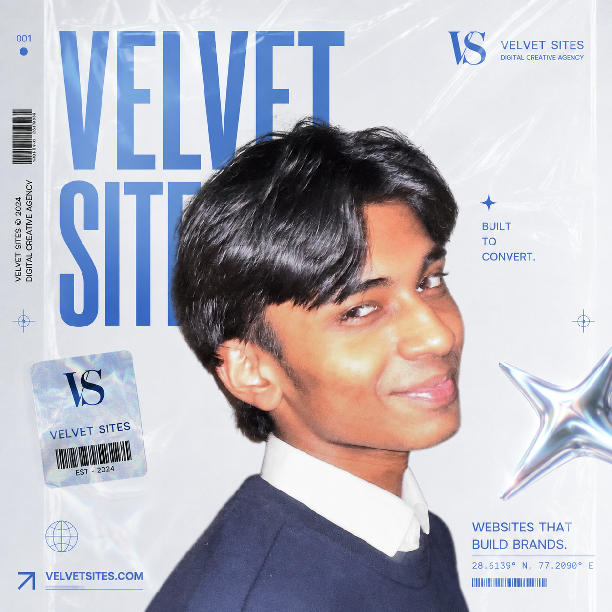 Naman — Digital Creator, Web Designer and Founder of Velvet Sites